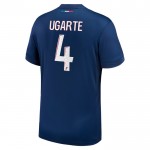 Günstige Fußballtrikots Paris Saint-Germain Manuel Ugarte 4 Heimtrikot 2024-25 Kurzarm